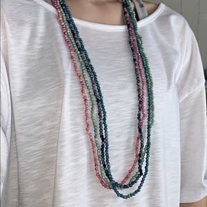 Beaded necklace set